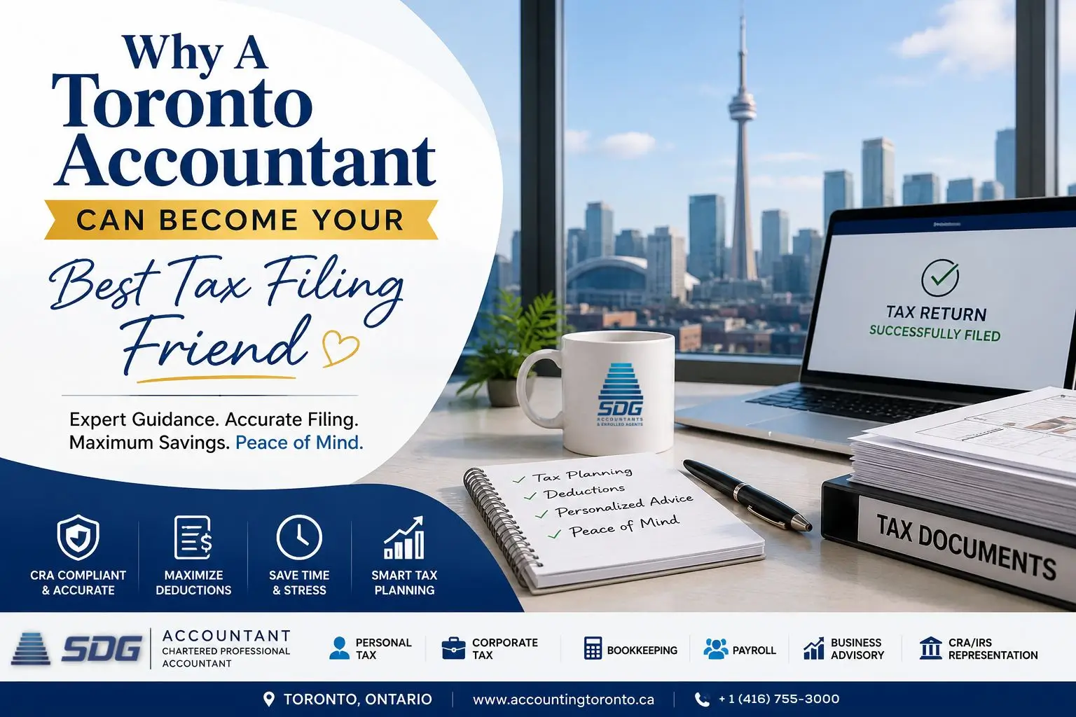 How Toronto Accountant Can Make Tax Filing Stress-Free